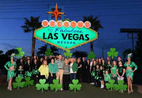Las Vegas Goes Green for St. Patrick's Day