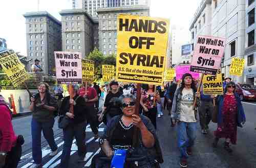 Protests Launched Against the U.S. Bombing of Syria