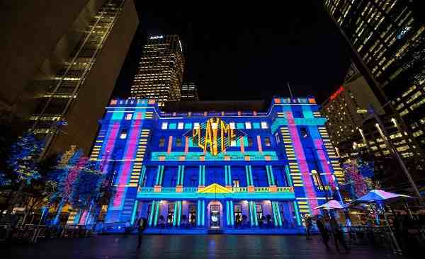 Vivid Sydney 2014 PlayMe Customs House Brett Hemmings Destination NSW