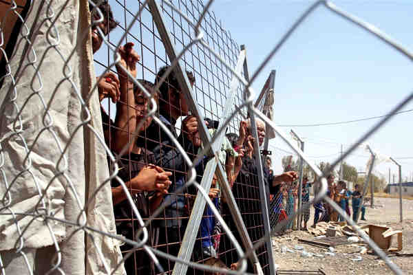 The Baharka camp, 5km north of Erbil in northern Iraq, is home to thousands of internally displaced people (IDPs) following the takeover of large swathes of the country by ISIL. Photo: UN, Emma Beals/IRIN