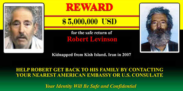 FBI Reward of $5 Million in Robert Levinson Case