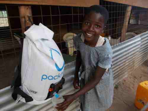 'Buckets to Backpacks' Program in Rwanda