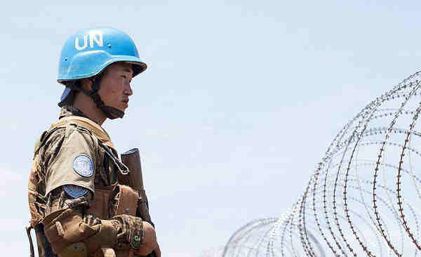 A peacekeeper with the UN Mission in South Sudan (UNMISS). Photo: UNMISS