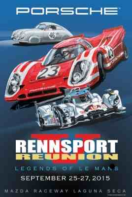 Porsche Unveils Poster of Rennsport Reunion V