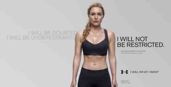 lindsey vonn under armour 2022