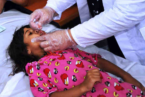 Polio vaccination campaign in Iraq – August 2014. Photo: UNAMI