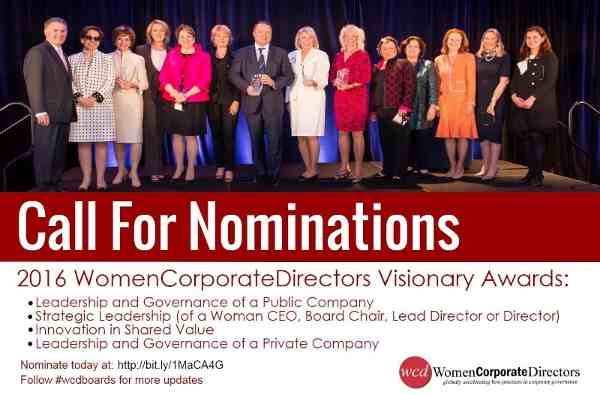 Call for Nominations: Corporate Awards for Women