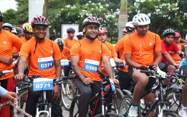 Cycling to Work Event Held in Bangalore