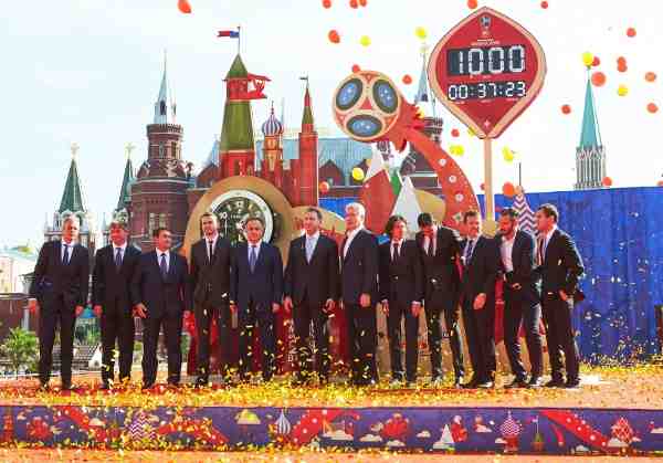 FIFA World Cup: Countdown Clock Unveiled in Russia