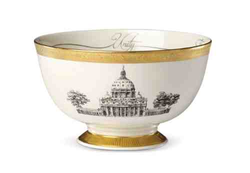 Pope Francis Presented With Hand-Crafted China Bowl