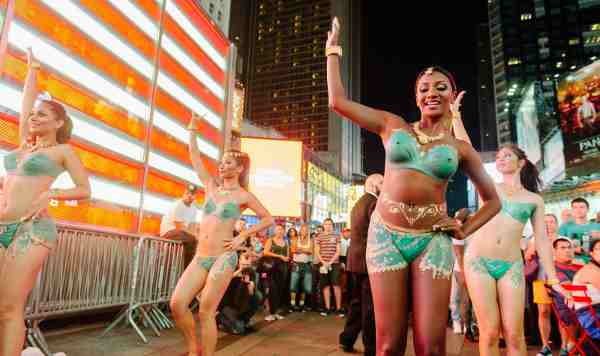 Nude Rebtel Desi Dancers Take Over Times Square