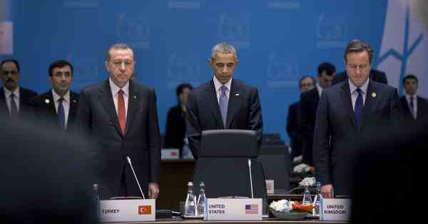Recep Tayyip Erdoğan, Barack Obama,and David Cameron