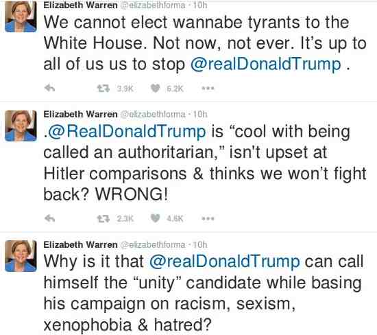 Elizabeth Warren Tweets