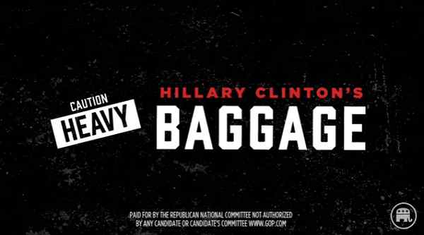 Republican Party Releases New Video: Hillary’s Baggage