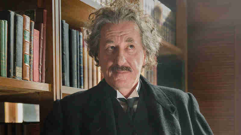 Geoffrey Rush as Albert Einstein in National Geographic's 'Genius'. (Photo credit: National Geographic / Dusan Martincek)