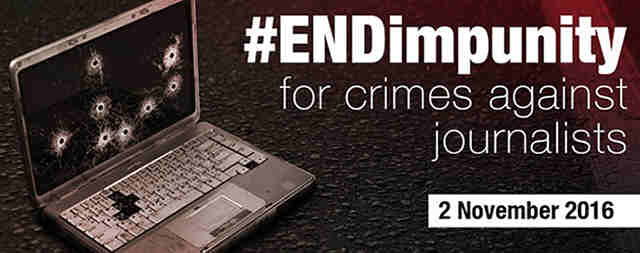 International Day to End Impunity for Crimes against Journalists