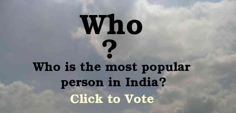 RMN Poll: Who Is the Most Popular Person in India?