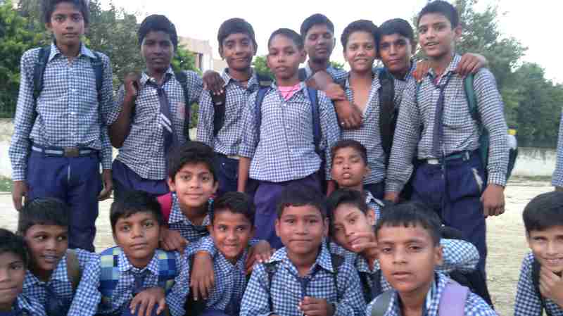 School Children of a School in New Delhi. Photo by Rakesh Raman