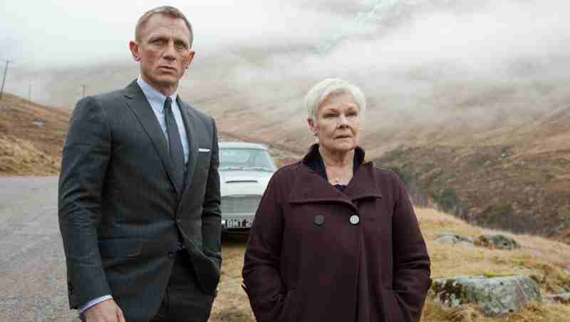 Daniel Craig with Dame Judi Dench