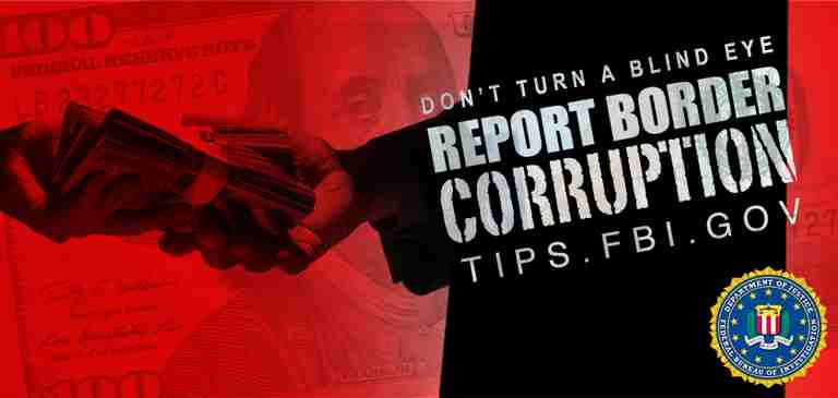 FBI Seeks Your Help to Stop Corruption on the Border