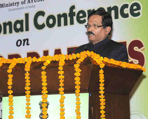 Shripad Yesso Naik addressing at the inauguration of the International Conference on “Yoga for Diabetes”, in New Delhi on January 04, 2017