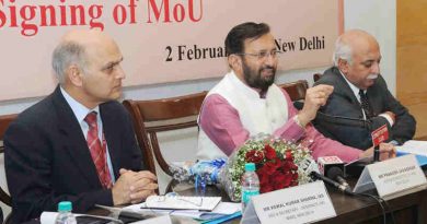 The Union Minister for Human Resource Development, Shri Prakash Javadekar addressing the signing ceremony of the MoU on TEQIP, in New Delhi on February 02, 2017