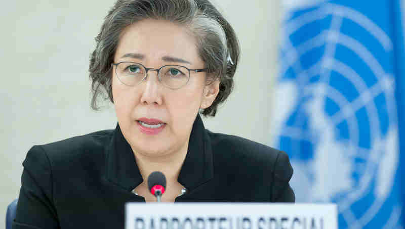 Special Rapporteur on the human rights situation in Myanmar Yanghee Lee. UN Photo/Jean-Marc Ferré