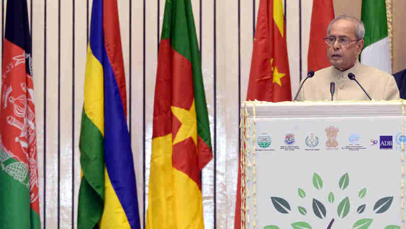 The President, Shri Pranab Mukherjee addressing at the inauguration of the ‘World Conference on Environment’, organised by the National Green Tribunal, in New Delhi on March 25, 2017