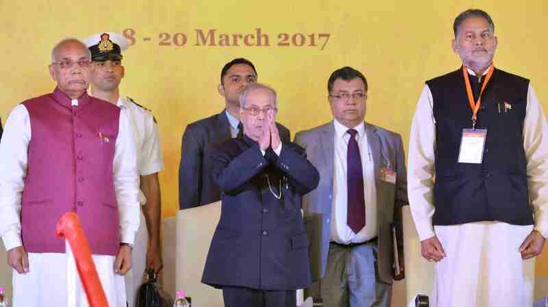 President of India, Pranab Mukherjee, inaugurated an international event “Universities of the Future: Knowledge, Innovation & Responsibility” at Sonipat on March 18, 2017.