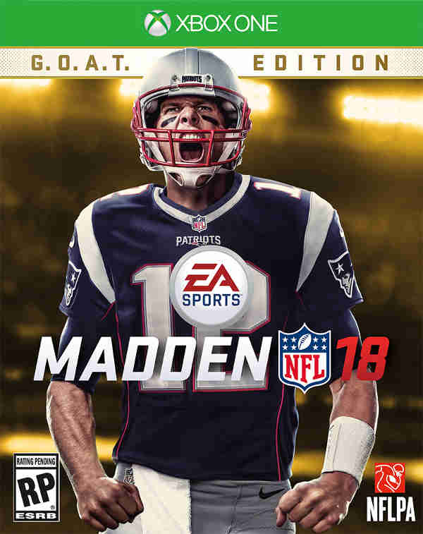 Tom Brady Named EA SPORTS Madden NFL 18 Cover Athlete