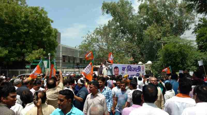 Delhi BJP Protests Against Kejriwal for Power and Water Crises (file photo)