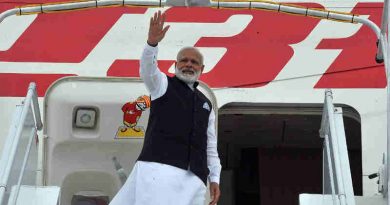 Narendra Modi departs for Delhi from Paris on June 03, 2017. Photo: Press Information Bureau