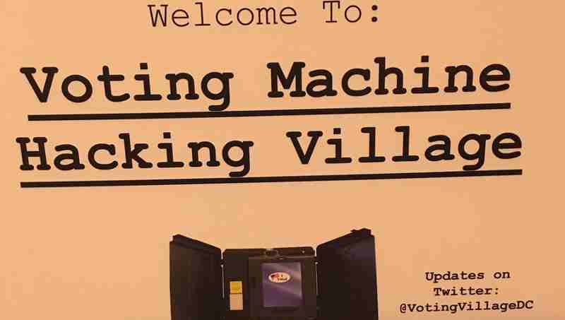 Hacker Voting Village at Def Con Convention in Las Vegas
