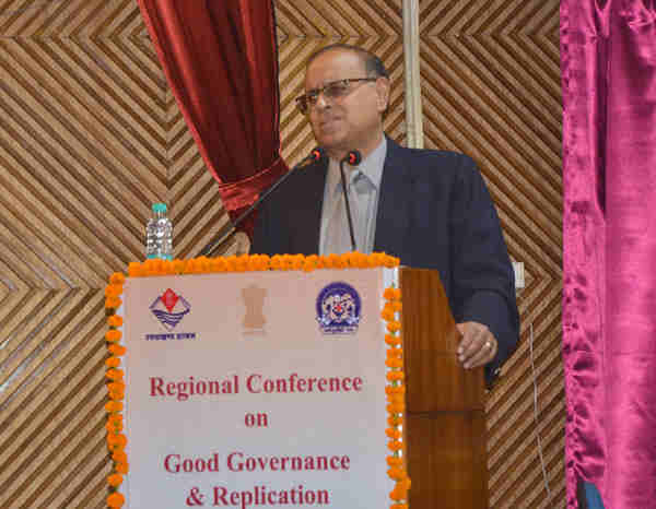 The Secretary, DARPG, Shri C. Viswanath addressing at the 2-day Regional Conference on “Good Governance and Replication of Best Practices”, organised by the Department of Administrative Reforms & Public Grievances (DARPG), in Nainital, Uttarakhand on July 07, 2017.
