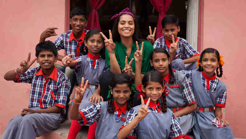 On 12 July 2017 in India, Lilly Singh visited a school run by the Madhya Pradesh State government in Bhopal where she met with students 11- 14 years of age.