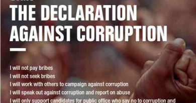Declaration Against Corruption