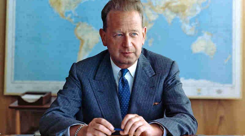 Portrait of former Secretary-General Dag Hammarskjöld. UN Photo/JO (file)