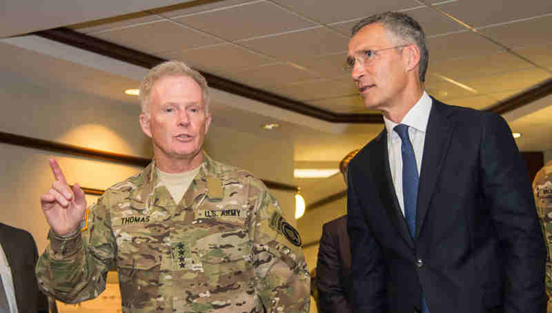 NATO Secretary General Jens Stoltenberg visited US Central Command (CENTCOM) and Special Operations Command (SOCOM) at MacDill Air Force Base in Tampa, Florida for talks on stepping up NATO’s role in fighting terrorism.