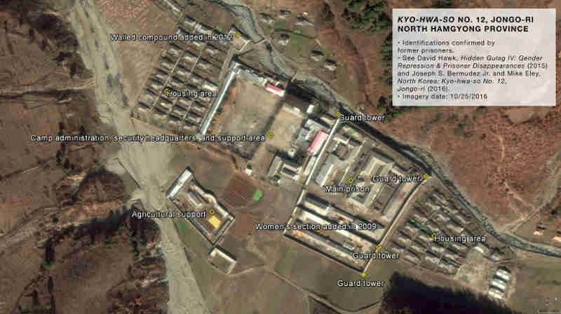 Satellite Images Reveal Cruelty in North Korea Prisons. Photo: HRNK