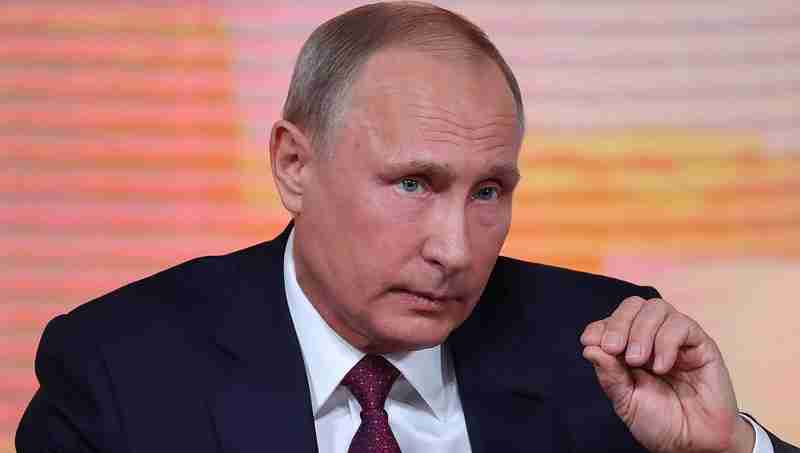 Vladimir Putin’s annual news conference. Photo: Kremlin