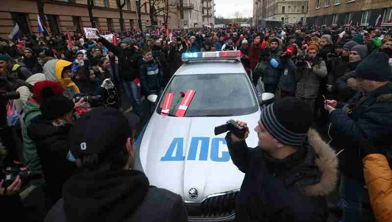 Protests Against Putin in Russia