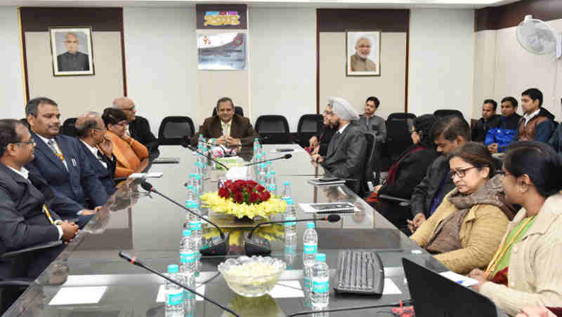 Secretary, Ministry of Women and Child Development, Shri Rakesh Srivastava addressing at the launch of the Rapid Reporting System (RRS) for the Scheme for Adolescent Girls (SAG) and Management Information System (MIS) for the Anganwadi Services (ICDS), in New Delhi on January 24, 2018