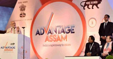 Narendra Modi addressing at the inaugural session of the Advantage Assam- Global Investors Summit 2018, in Guwahati, Assam on February 03, 2018