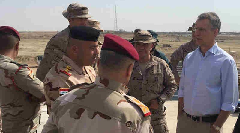 NATO Secretary General Jens Stoltenberg on an official visit to Iraq. Photo: NATO