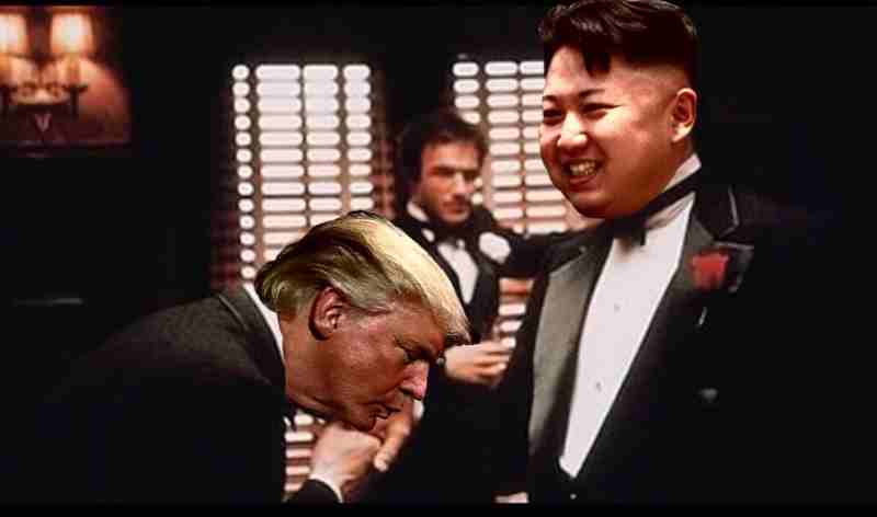 Donald Trump with Kim Jong-Un. Photo courtesy: DPRK News Feed