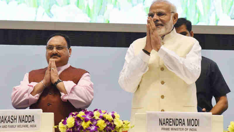 Narendra Modi at the inaugural session of “END TB” Summit, in New Delhi on March 13, 2018