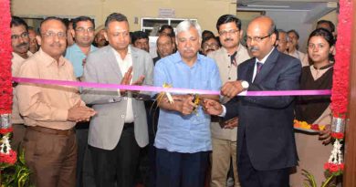 The Election Commissioner, Shri Sunil Arora inaugurates a new Manufacturing Facility for EVM Production at Bharat Electronics Limited, Bangalore on July 19, 2018.