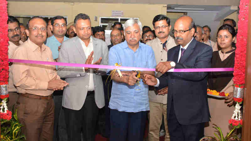The Election Commissioner, Shri Sunil Arora inaugurates a new Manufacturing Facility for EVM Production at Bharat Electronics Limited, Bangalore on July 19, 2018.