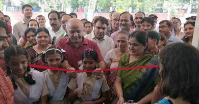 Delhi’s education minister Manish Sisodia inaugurates a Rajkiya Pratibha Vikas Vidyalaya in Sector 5 of Dwarka on July 10, 2018. Photo: AAP (file photo)