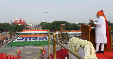 PM Narendra Modi addressing the Nation on the occasion of 72nd Independence Day from the ramparts of Red Fort, in Delhi on August 15, 2018. Photo: PIB (Representational Image)